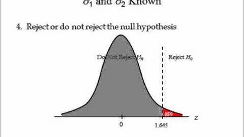 Adv Business Statistics lecture 2 (2 of 5) -- Hypothesis testing involving two population means