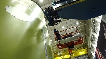 Watch Technicians Weld Rocket Stage Adapter for First Crewed Artemis Flight