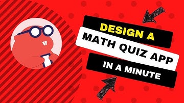 Design a Thunkable Math Quiz App in 1 minute! | codeswept