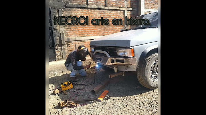 Defensa tipo militar para camioneta(desde 0)