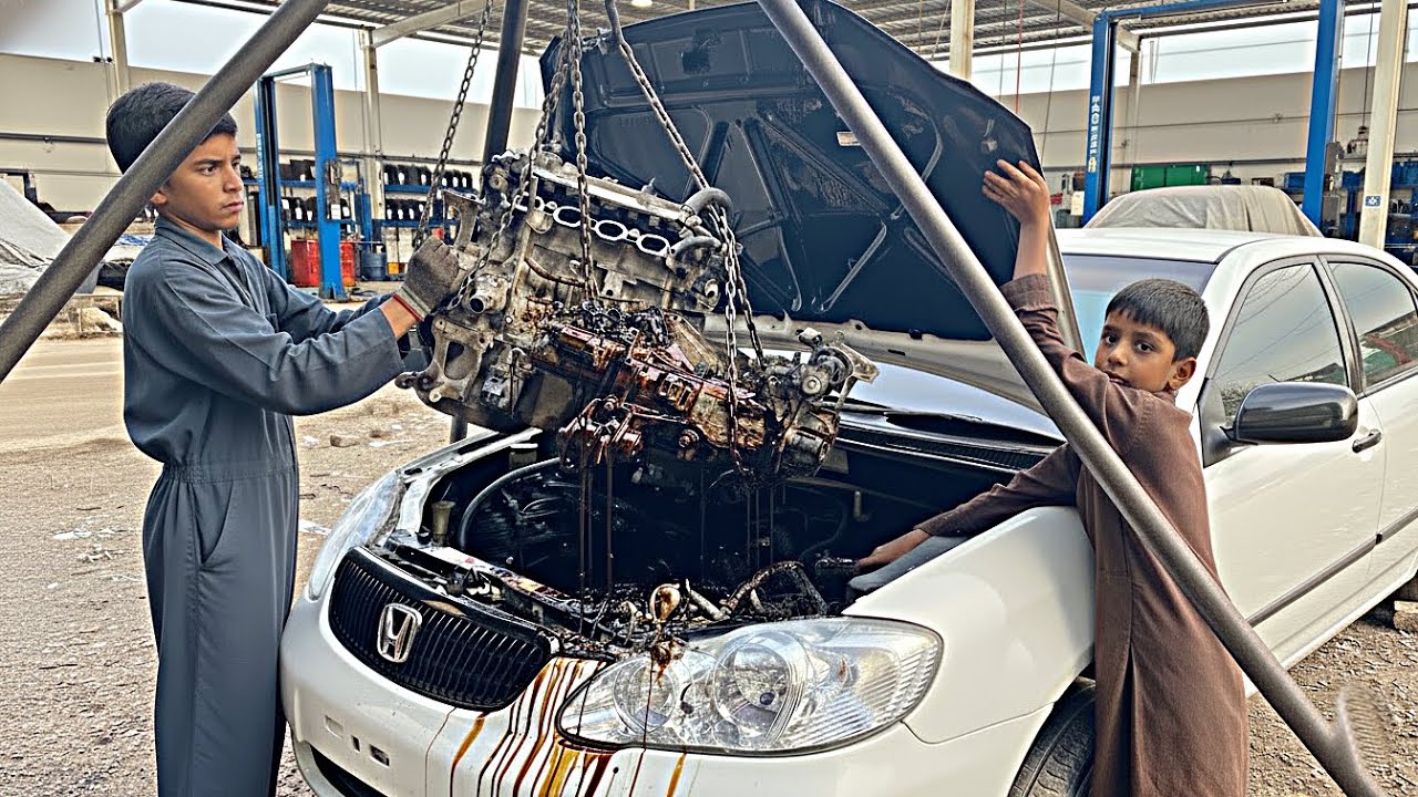 Rebuilding Honda Civic Engine | Budget Engine Rebuild Start to Finish