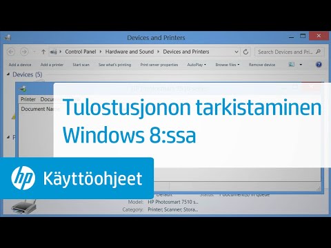 Video: Tulostusjonon Poistaminen