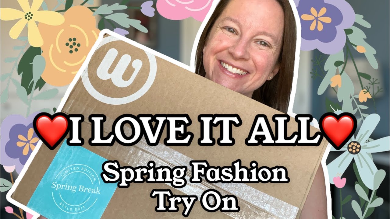 Wantable Spring Wantable SPRING Fashion Try On Review Unboxing | March 2025 ๐บ - YouTube