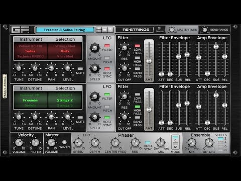 Testing RE STRINGS by Geforce Software (Making Deep tech house)