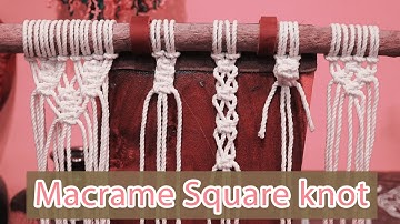 Macrame Square Knot | How to Macrame Basic Knot | Beginner Tutorial | LIT Decor