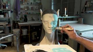 Clayton Thiel Presents Applying Underglaze Color To the Portrait Bust