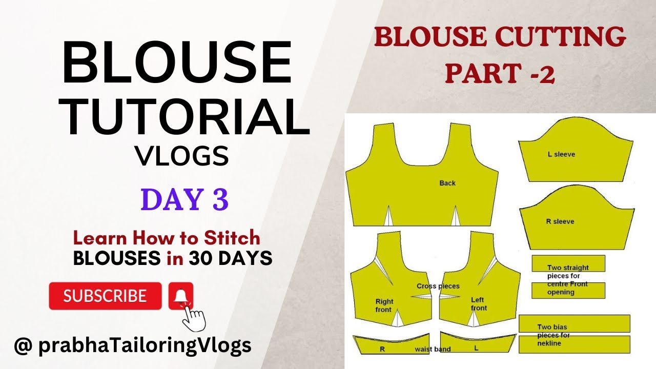Tutorial Vlog Blouse Tutorial vlog Day 3 - YouTube