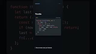 Debounce vs throttle — finally explained #Shorts