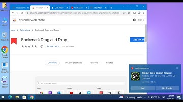 Bookmark Drag and Drop adware-type extension (removal guide).