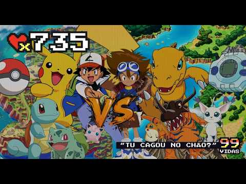 99Vidas 735 – Pokémon VERSUS Digimon
