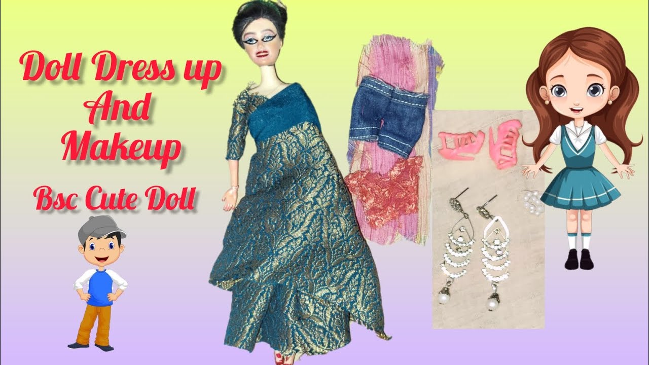 Doll dressup and makeup 🥻📿