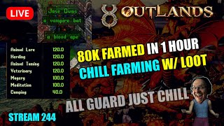 UO Outlands: Chill 80k in 1 hour - farming as a tamer