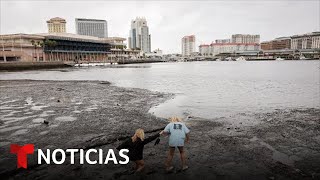 Así luce cómo ha retrocedido el mar en la bahía de Tampa | Noticias Telemundo