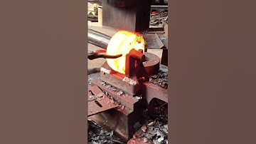 Inside the factory Every Strike in Slow Motion – The Power of Forging Fire! #process #forging