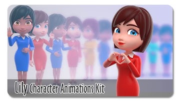Lily - Character Animation Kit | After Effects Template
