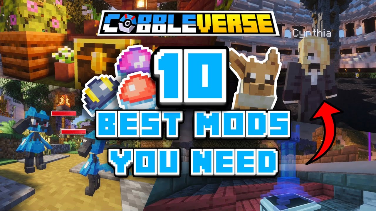 10 Mods You MUST Need in Your Cobbleverse World! - YouTube