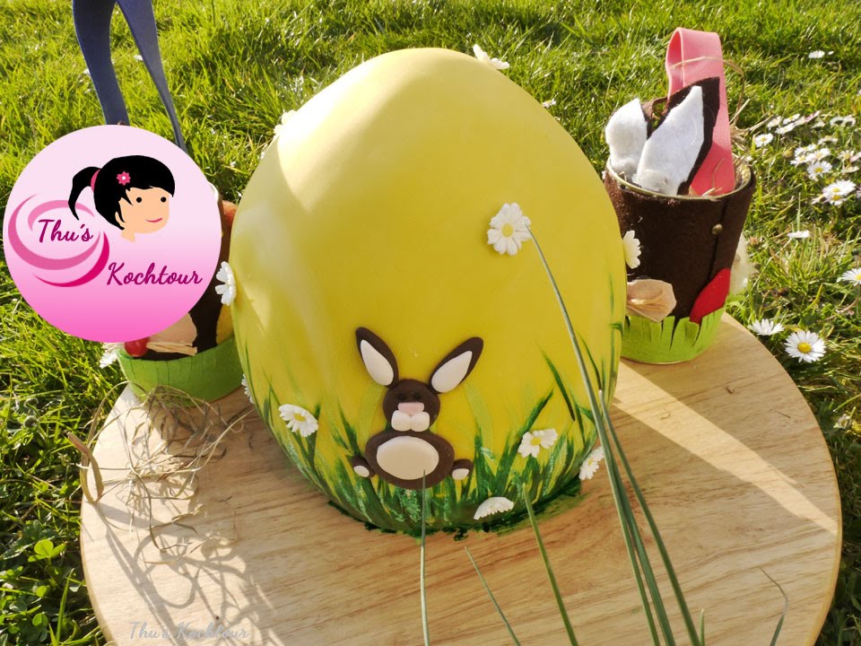 [ENG SUB] Easter Egg Cake/ Ostereitorte