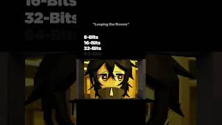 "Looping the rooms" in different bits 👀 #loopingtherooms #miku #hatsunemiku #shorts #8bit #viral