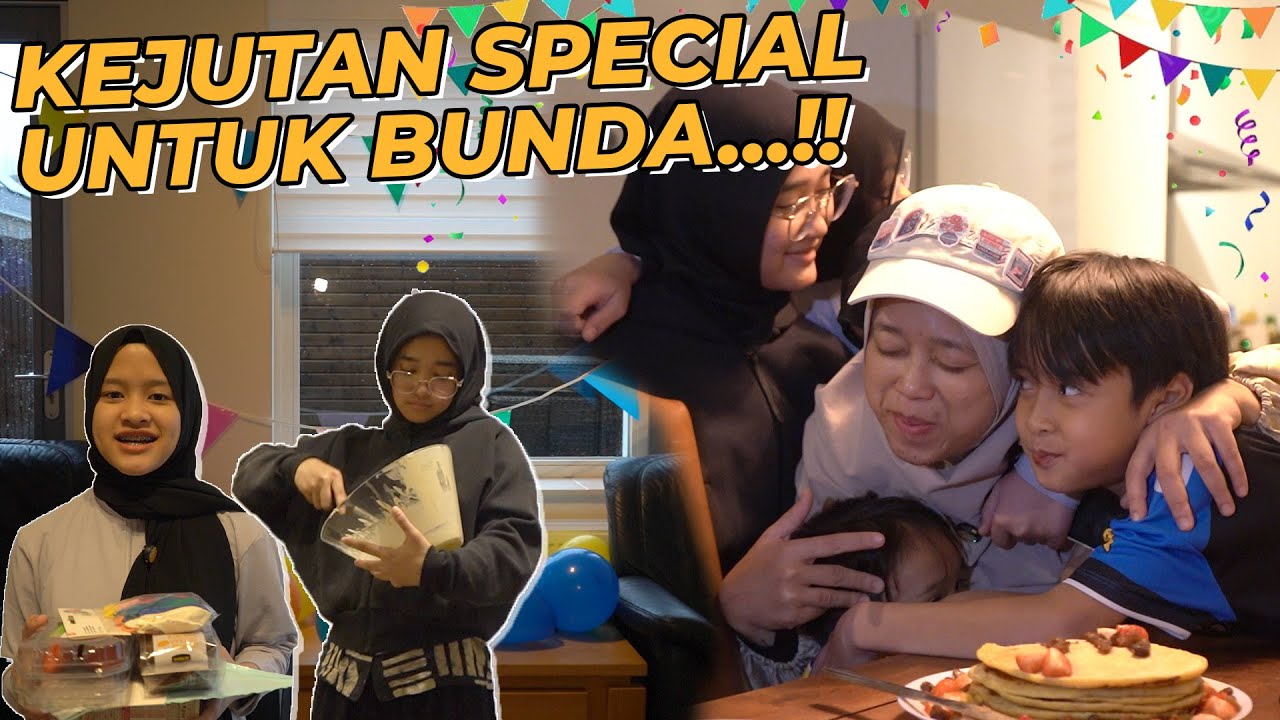 BUNDA KAGET..!! DIKASIH KEJUTAN DI BELANDA..!