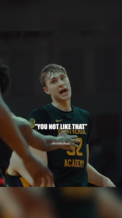 Cooper Flagg told the #1 ranked SG “you not like that” 💀