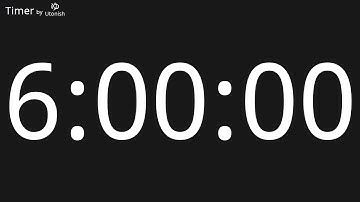 6 Hour Countup Timer