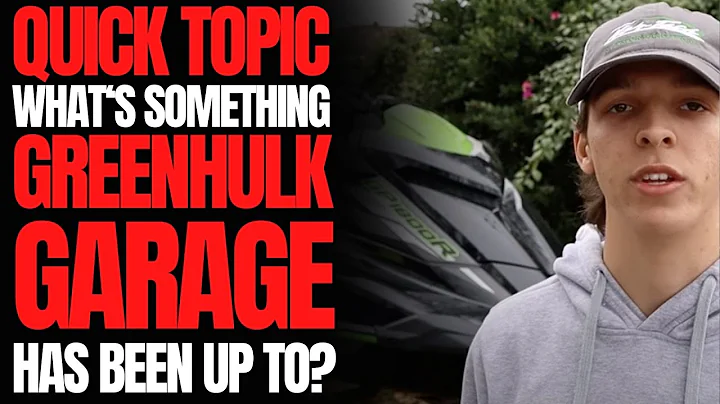 What's Something New That Greenhulk Garage Has Been Up To? WCJ Quick Topic
