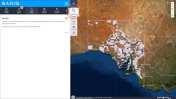 SARIG tutorial 02: How to access and query map data using the identify and query tools