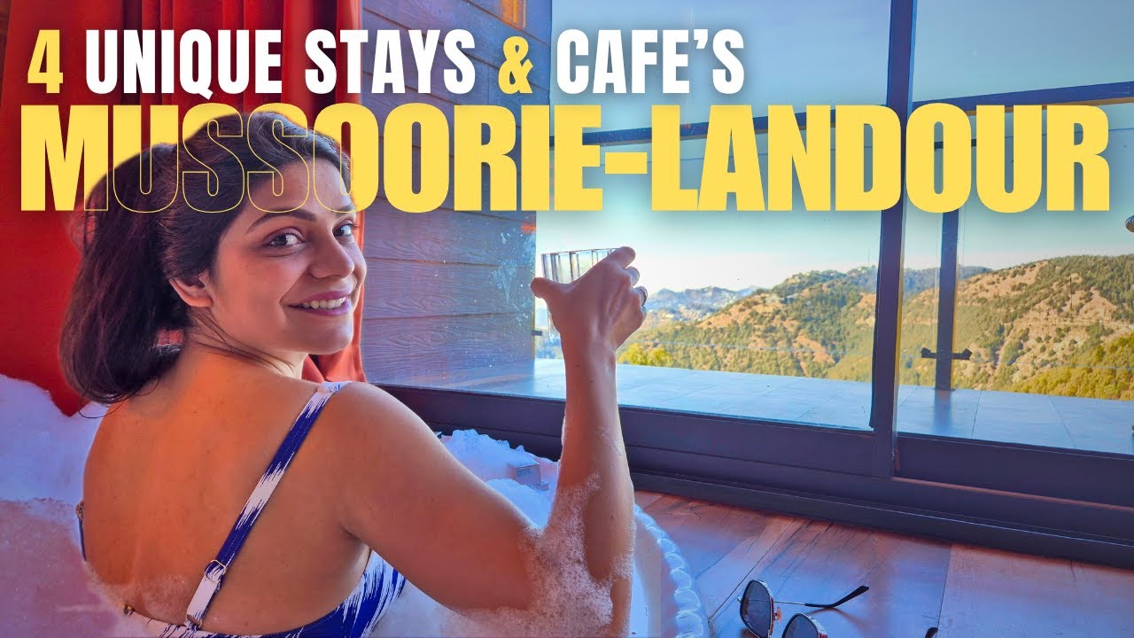 Mussoorie - Landour 4 уникальных отеля, пребывания, кафе и водопад | ИНДИЯ