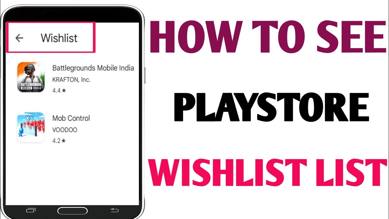How To See Add To Wishlist List On Play Store // How To See Add To ...