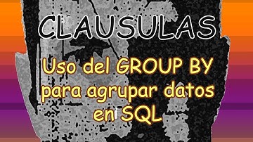 SQL Agrupar datos con GROUP BY