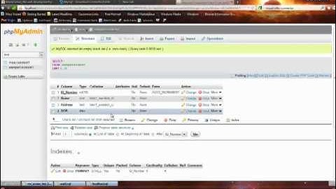 Linking SQL to Access Using Wampserver