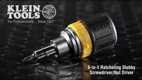 Klein Tools 32593 Multi-bit Ratcheting Screwdriver, 6-in-1 Stubby Tool with Phillips and Slo Reviews