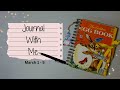 Journal with Me for March 1 - 5 in My Creative Daily Journal