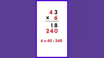 ❌ Multiply 2 digits by 1 digit - expanded column multiplication #multiplying #timestables