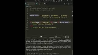 Fungsi any() dan all() pada python #python #ngoding #pemrograman #pemrogramandasar