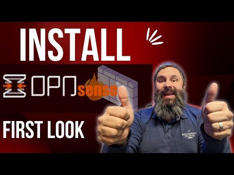 Fresh Install and First Look at OPNsense firewall -- Learn OPNSense Part 1