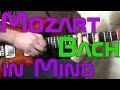 Mozartbachin mind sequenza classica di arpeggi  sweep and 8 fingers tapping by corrado pirri