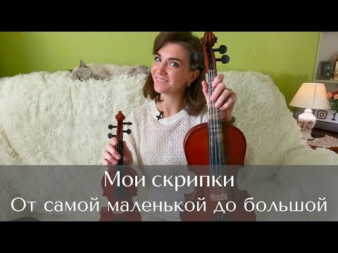 1Violin | Мои скрипки. Как я выбирала скрипку? От самой маленькой до большой.