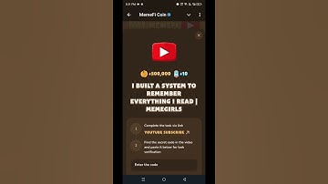 I Built A System To Remember Everything I Read | MemeGirls | Memefi Youtube Video Code