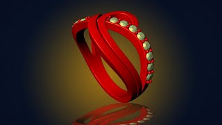 Create jewelry 3d models from 2D models | Ring Design