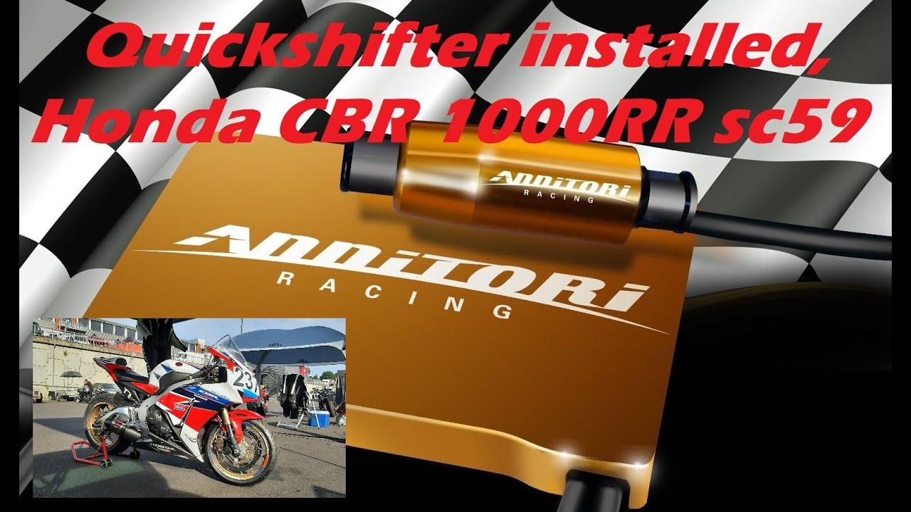 Quickshifter installed on a Honda CBR 1000RR sc59 YouTube