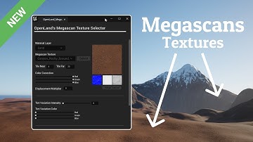Use Megascans Textures for UE5 Landscapes Quickly with OpenLand