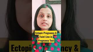 Ectopic Pregnancy & Faint Pregnancy Testshorts ectopicpregnancy pregnancytest youtubeshorts fyp