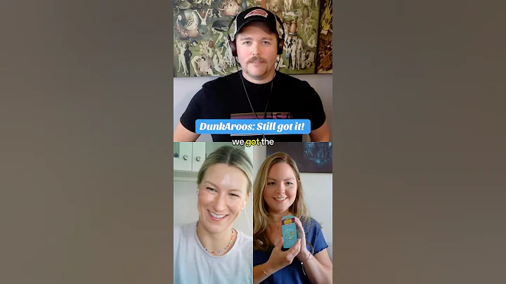 Snack throwback🧁🦘 #podcastclips #nostalgia #millennials #90skids #tastetest #dunkaroos #90s #fyp