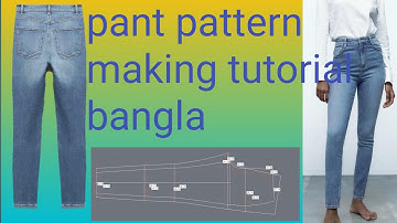 pant pattern making tutorial Lectra Modaris pattern makingTutorial Bangla | md rubel