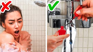 USEFUL BATHROOM SURVIVAL HACKS || 5-Minute Recipes For Your Bathroom