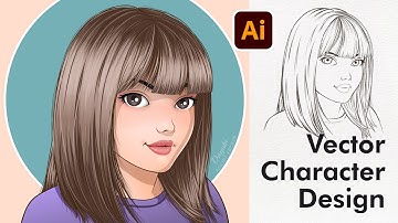 Digital Vector Character Design - Drawing in Adobe Illustrator