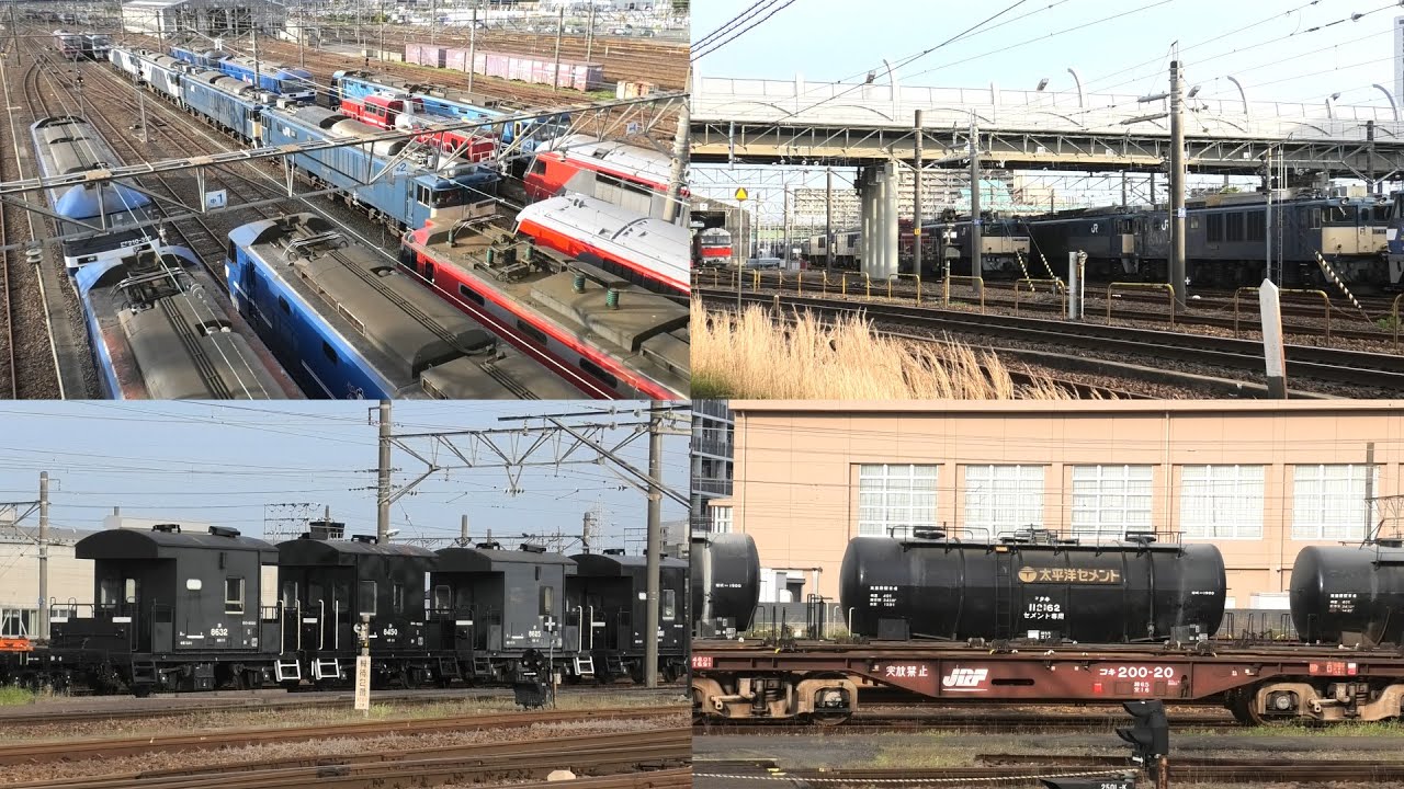 【2025年】JR貨物GW運休中の愛知機関区で休む機関車や貨車を見学