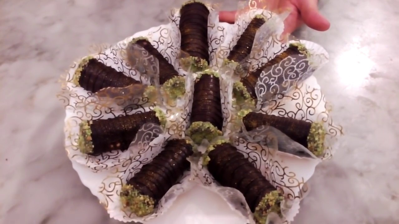 كيفية تحضير حلوى السيجار||Lin Da