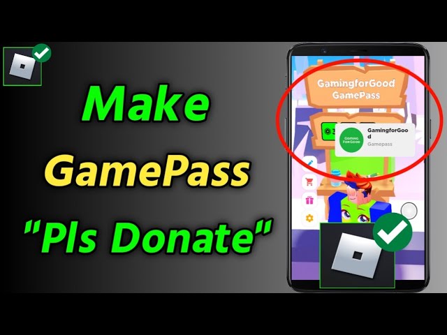 How to Make A Gamepass in Roblox Pls Donate - iPhone & Android - Add  Gamepass to Pls Donate Roblox 